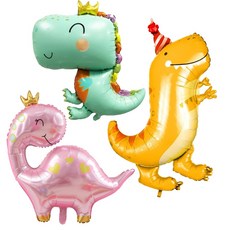 스마일파티 대형 공룡 풍선 3종, 1세트, 1세트