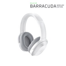 레이저코리아 바라쿠다 머큐리 Barracuda Mercury 무선 게이밍 헤드셋, RZ04-03790200-R3M1/화이트, 화이트
