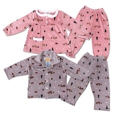 디비코리아 울트라 밍크 다람쥐 핑크 그레이 수면잠옷 9부상하의세트 아동잠옷 유아잠옷 키즈잠옷 어린이잠옷