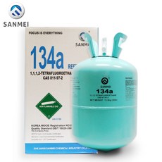 산메이 에어컨가스 13.6kg R-134a 신냉매 자동차용 SANMEI, 1개