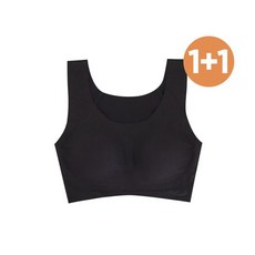 [크로커다일] 감탄브라 텐셀모달 U넥 블랙 브라 1+1 CDWBR0P59_2