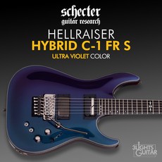 [공식대리점] Schecter HELLRAISER HYBRID C-1 FR S Ultra Violet / 쉑터 헬레이저 하이브리드 C1 / 부산 삼광악기