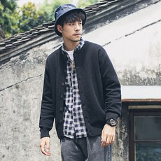 핸더 남성 남자 디쿨 라운드 가디건 기본 하찌 베이직