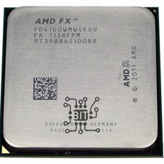 AMD FX 시리즈 FX4100 FX-4100 4100 3.6 GHz 쿼드 코어 스레드 CPU 프로세서 FD4100WMW4KGU 소켓 AM3