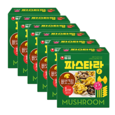 농심 파스타랑 버섯크림 179g, 6개
