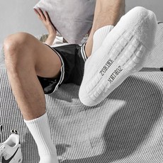 포케이컴퍼니 엠보싱 스포츠양말 도툼한 쿠션양말 5켤레 1세트, Short, 블랙