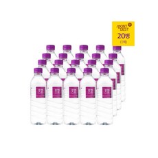국내 안전한 무 라벨 코스트코 먹는 샘물 대용량 생수 물 몽베스트 500ml 20개