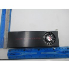 컴퓨터 그래픽 카드 팬 Radeon Pro WX4100 WX3200 WX3100 WX2100 WX7100 WX9100 WX5100 E9260 FD6010U12D 12V, [01] only fan