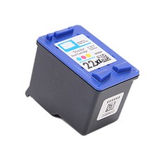 HP호환잉크 HP21 HP22 C9351AA DESKJET D1360 F370 F2280 PSC1400 D2460 F2235 F380 F4185, 1개, 4. HP22 고품질 컬러3배대용량 - hpap22