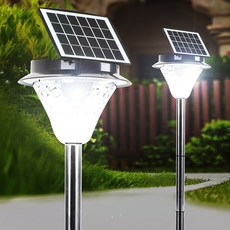 솔라콤 태양광 정원등 태양열 LED 조명 전등 SCD-068, 흰빛