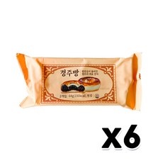 경주빵 2개입 팥앙금 대표간식 64g x 6개