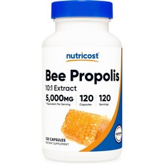 뉴트리코스트 프로폴리스 5000mg 캡슐 120정, 5000 mg, 120개, 1개