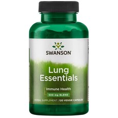 스완슨 Swanson Lung Essentials 렁 에센셜 120캡슐 (미국배송), 1개, 200ml