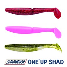 사와무라 원업쉐드 4인치 5인치 ONE UP SHAD 배스웜 쉐드웜 새드, 035