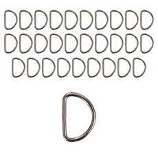 [모핸] 디링 D링 가방고리, 30개, 실버 20mm