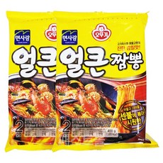 오뚜기 면사랑 얼큰 짬뽕, 400g, 2개