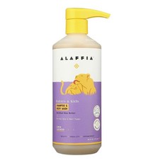 Alaffia Babies and Kids 샴푸 및 바디 워시 부드러운 모발과 피부 레몬 라벤더 473.2ml, Alaffia Babies and Kids 샴푸 및 바, 1개