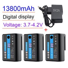 레벨기 적외선 레이저 레벨 충전식 리튬 배터리 2 와이어 3 5 12 푸시용 범용 디지털 13800mAh, [02] 13800mAh, 1개