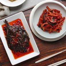 [체험특가]무말랭이무침1kg+깻잎무침1kg, 단품, 1kg