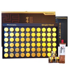 광동 침향 녹용 홍삼 기력보환 120환(4개월) 450g + 15가지 전통원료 부모님 추석 명절 선물세트.(보자기포함) 1개