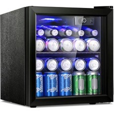 와인 쿨러 캐비닛 미니 냉장고 투명 전면 유리 문짝 48, 2) 1.7cu.ft, 1.7cu.ft
