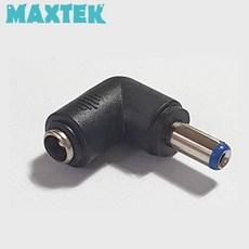 [MAXTEK] DC전원 to DC전원 M/F 변환젠더 90도 꺽임 입력:외경5.5 / 내경2.1 출력:외경5.5 / 내경2.1 [MT326], 1개