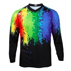 Kids Element Racewear powersports Jerseys 4-12Y Child Cycling MTB Bicycle Mountain Bike Jersey Shi, 10 Years_Cu9038-lj