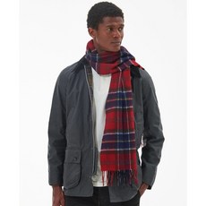 BARBOUR Tartan Scarf USC0002 Red Tartan