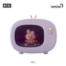 BT21 젤리캔디 TV 모형 LED 무드등 무선 저소음 휴대용 USB 미니 가습기 400ml, 쿠키(COOKY)