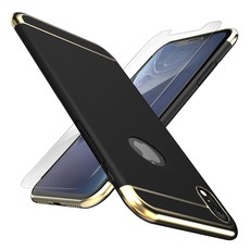 챌린지하이브리드 울트라씬 아이폰11 프로 SE2 7 8 핸드폰케이스 + 3D 휴대폰 방탄필름(케이스1개+방탄필름1매)