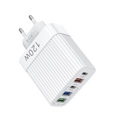 고속충전기 5포트 120W, 1개, 화이트