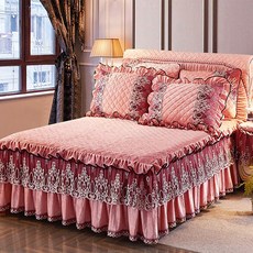 러빙랩 글로리아 극세사 침대커버+베개커버2개 포함