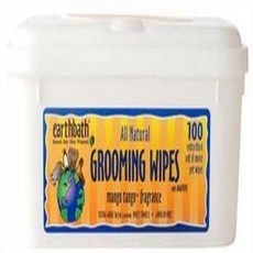 Earthbath All Natural Grooming Wipes Mango Tango Earthbath 올 내추럴 그루밍 물티슈 망고 탱고 애완동물 물티슈 200개(팩당, 200 wipes (2 packs with 100 wi, 1개, 1.38kg