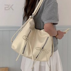 BLACK K7 여성 가방 여름 나비매듭 가방 캐주얼 백팩 대용량 숄더백