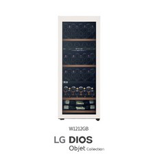 [KT알파쇼핑]LG 디오스 오브제컬렉션 와인셀러 베이지 121(W1212GB)