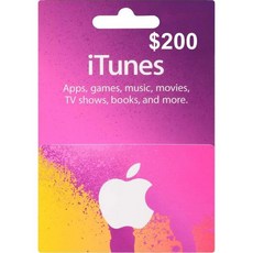 iTunes Card 200 USD USA Region 앱스토어 및 iTunes용 디지털