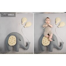 50일 100일 백일 셀프촬영 스튜디오 아기 사진 배경 100일 및 기념촬영 2탄, T-8597