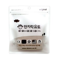 만지락 소프트유토(200g) 초등학생생일선물 어린이집생일선물 유점토 굳지않는점토 친환경점토