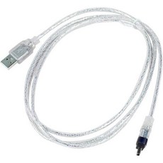 Firewire iLink 미니 DV 카메라 캠코더용 JMT 1.5M 4P 4핀/6핀/USB 2.0 남성 IEEE 1394 어댑터 코드 연장 케이블1394 4P-USB, 1394 4P to USB 2.0