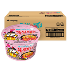 삼양 까르보나라 불닭볶음면 큰컵 105g x 16개