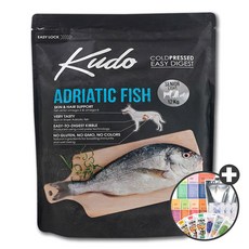  쿠도 사료 콜드프레스 냉온 동결 압착 사료, 쿠도 피쉬 시니어 라이트 12kg+상전사은품 