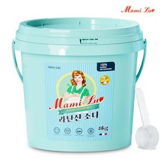 맘스럽 과탄산소다 버킷 8KG+스푼1개 산소계표백제 1등급 원료사용