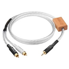 Cable 케이블 오디오 호환 음향 오딘 하이파이 3.5 2RCA 7N OCC 혼합 실버 silver 스테레오 3.5mm 잭 수 앰프용 홈 시어터 스피커, 3.5mm to 2rca_5m