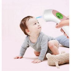 에스리빙 비접촉식 국내산 체온계 아기 임산부 어른 감기 독감 온도계, 1개