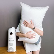 거위털낮은베개