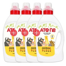 아토엔비 유아세제(용기) 1500ml 4개 유아세제, 1개