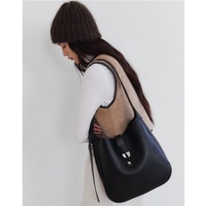 르아보네 MOIRE SHOULDER BAG_BLACK