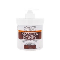 Advanced Clinicals 어드밴스드 클리니컬스 마누카 허니 포 익스트림리 드라이 에이징 스킨 For 건성피부 454g, 1개