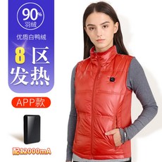 스타미 스마트 USB 보조배터리 발열 조끼 등산 낚시 캠핑, F타입(12000mA 보조배터리 포함)개