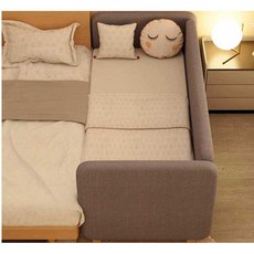 쿠시노가드 쿠시노침대 쿠시노벽가드, 삼면가드레일 120x60x40CM+라텍스층 매트리스 색